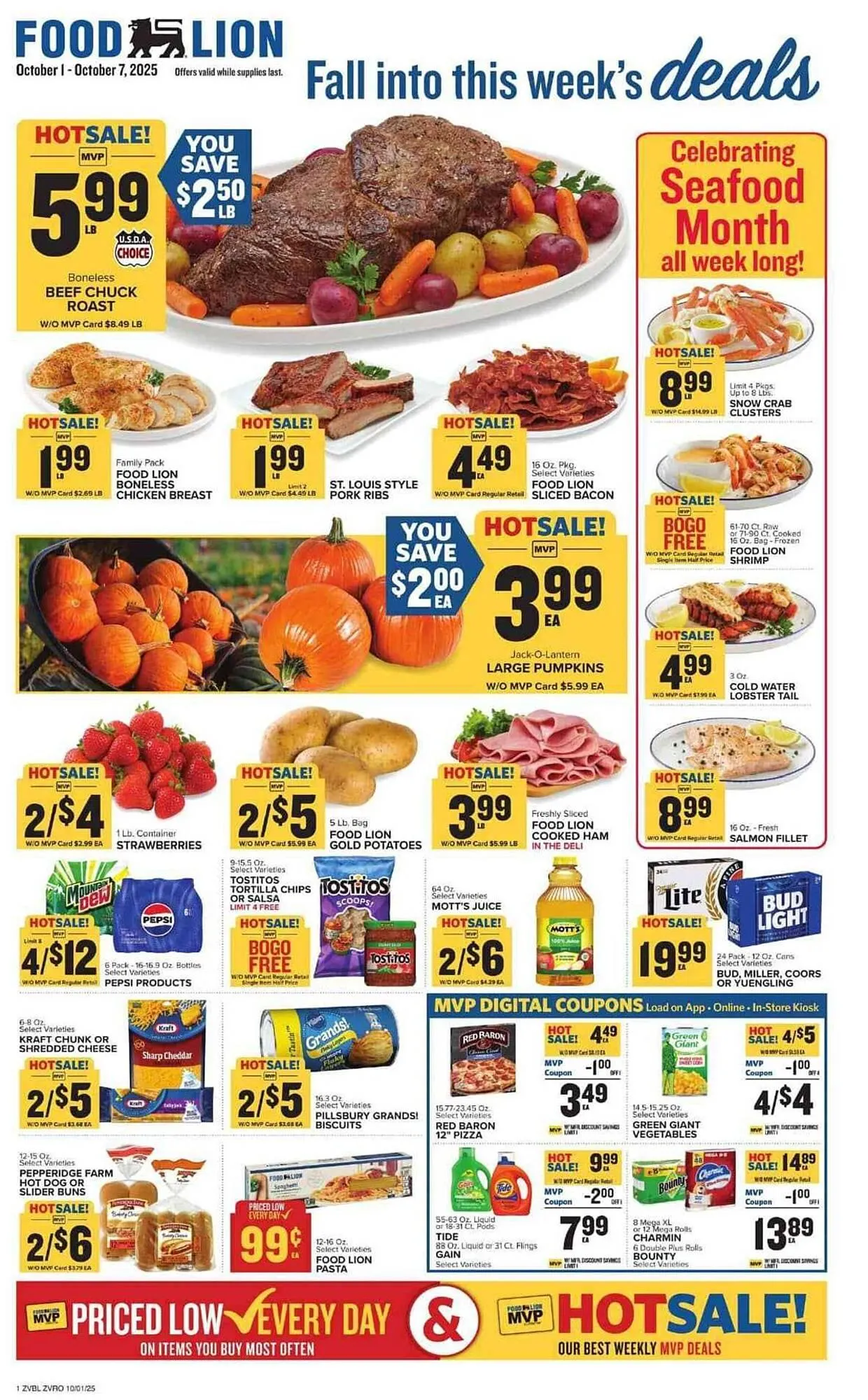 Weekly ad Food Lion weekly ad from October 1 to October 7 2025 - Page 1