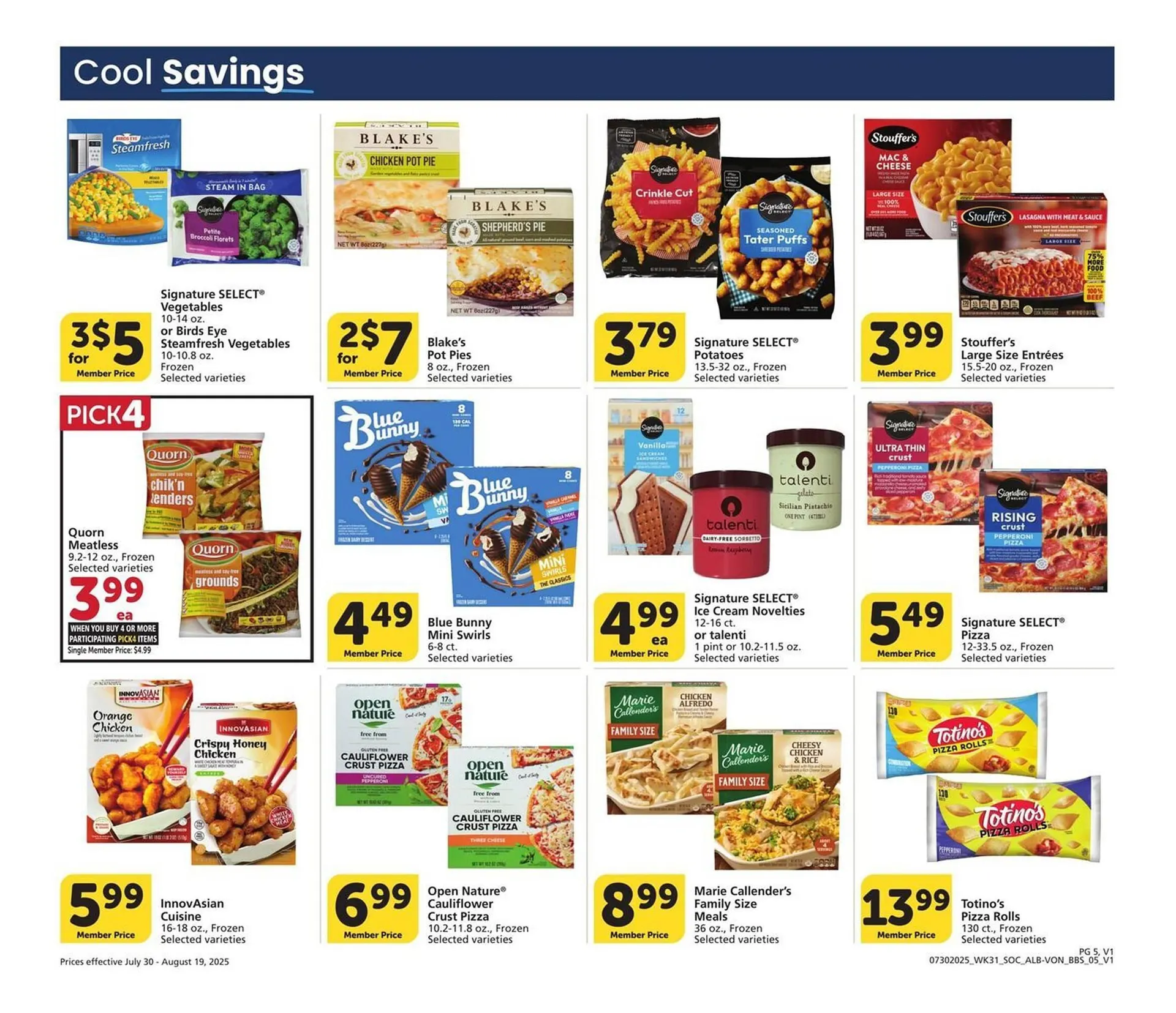 Weekly ad Albertsons Weekly Ad from July 30 to August 19 2025 - Page 5