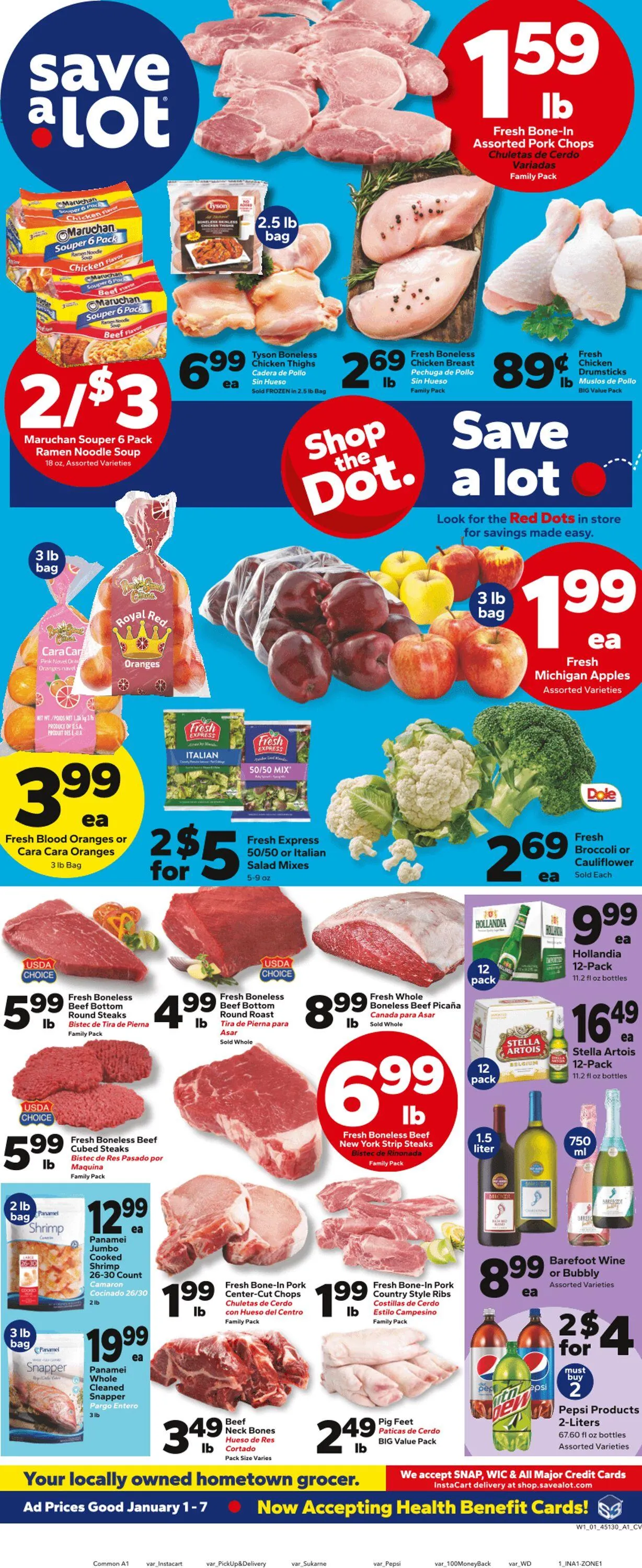 Weekly ad Save a Lot Current weekly ad from April 30 to May 14 2025 - Page 1