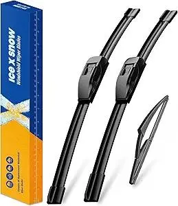 3 Wipers 19"/18"/10" Windshield Wiper Blades Replacement for Mini Cooper R50 R53 2006-2001 R56 2012-2007 F55 F56 2022-2014 Automotive Replacement Windshield Wiper Blades