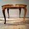 Antique Living Room Table in Walnut Inlay