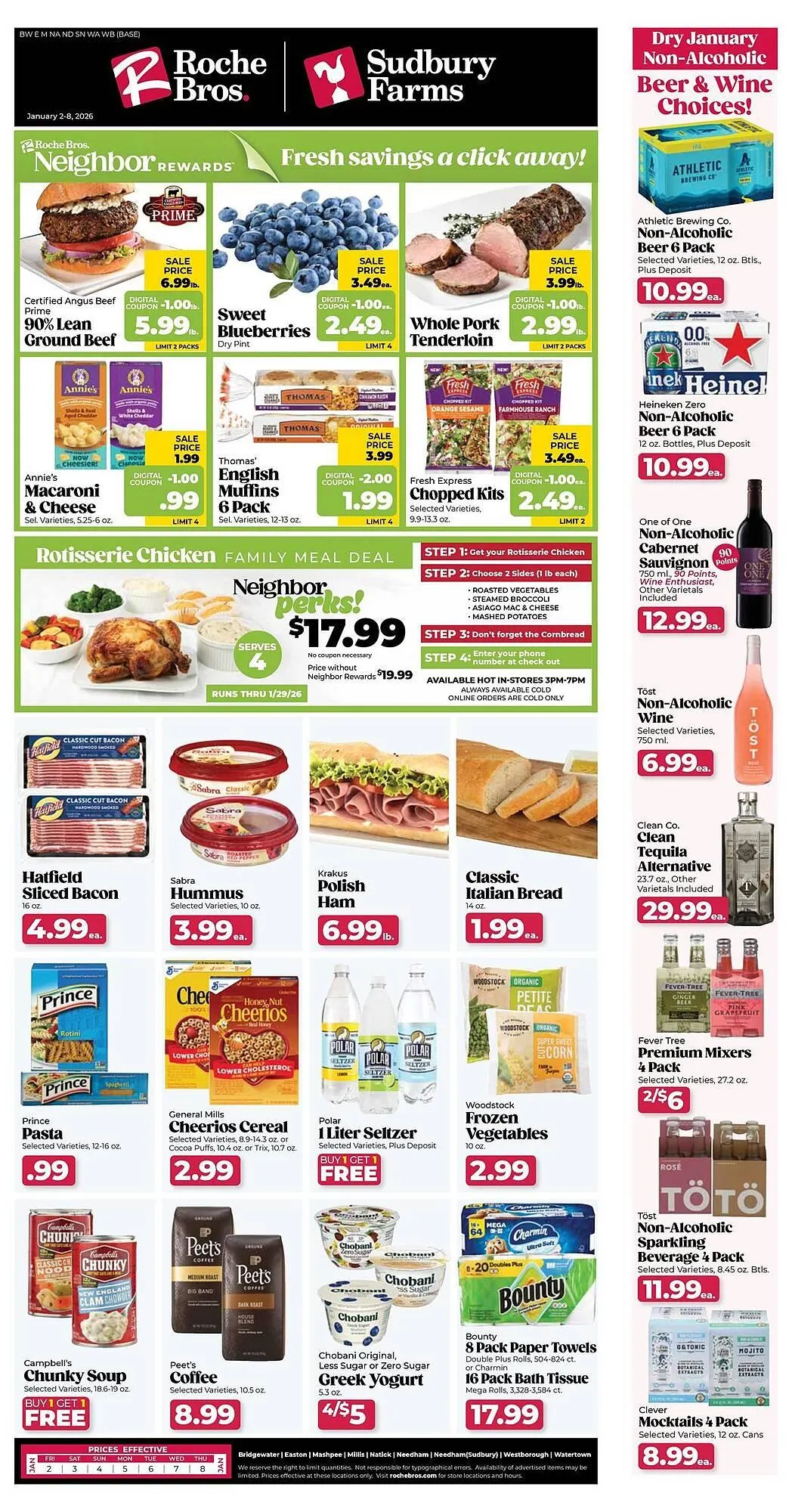 Weekly ad Roche Bros weekly ad from January 2 to January 8 2026 - Page 1