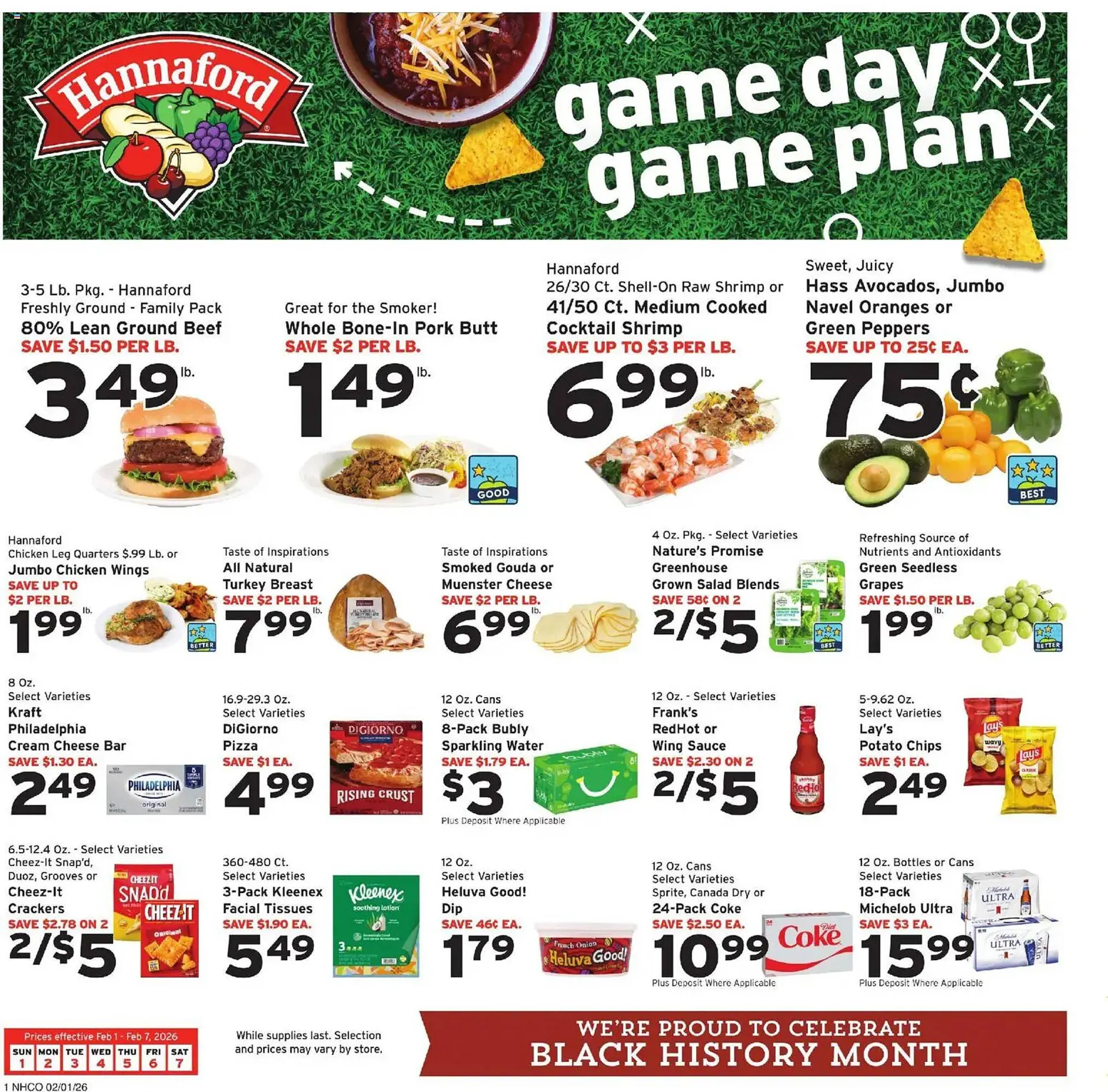 Hannaford flyer - 1