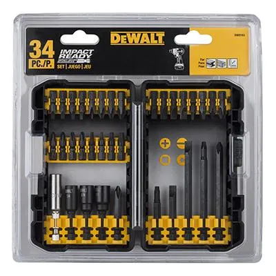 DW2153 Screwdriver Bit Set, HCS, Black Oxide