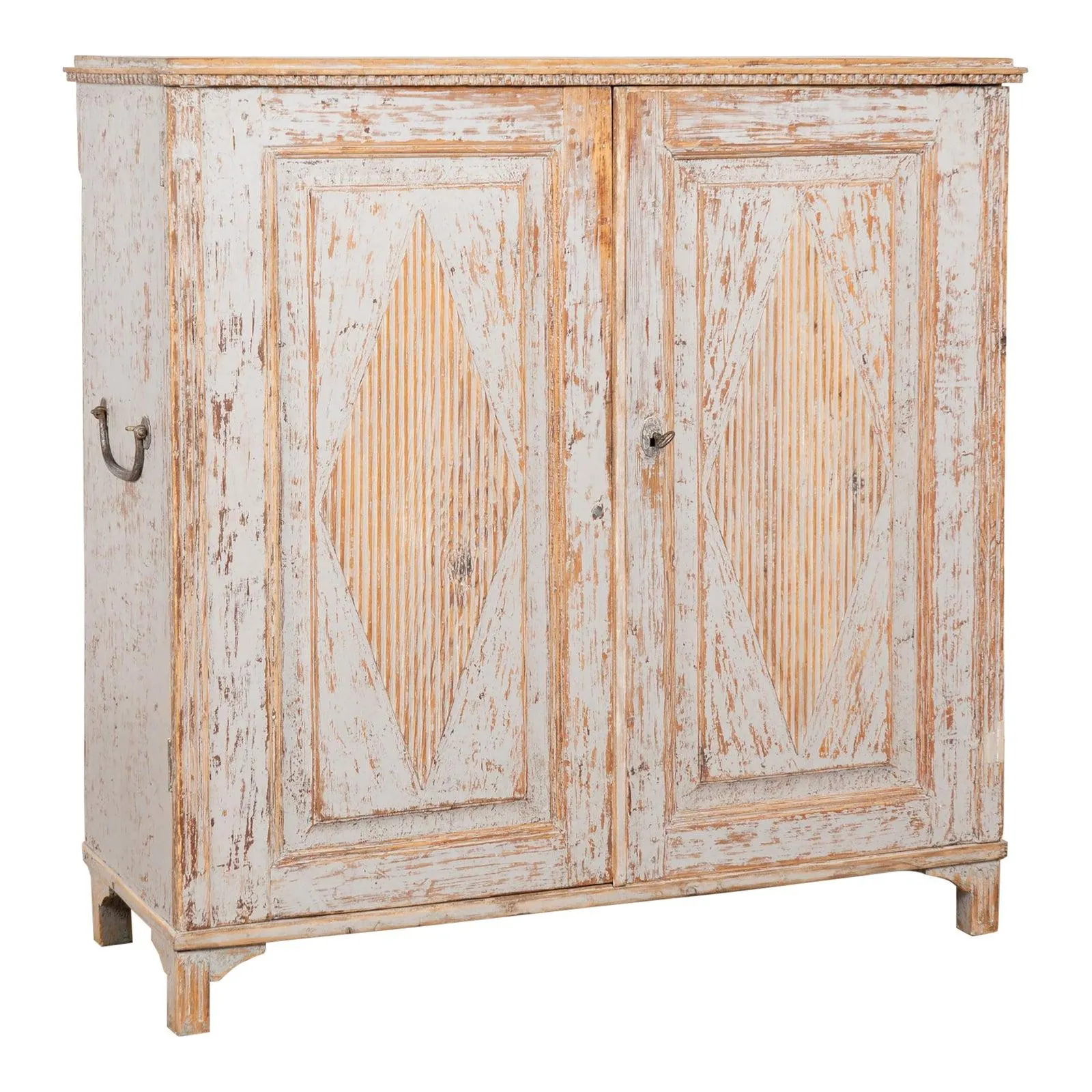 19th Century Swedish Gray Sideboard Console