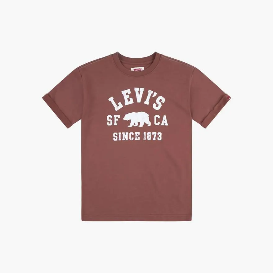 Rolled Cuff Graphic Tee Big Boys S-xl