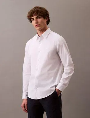 Classic Stretch Button-Down Shirt