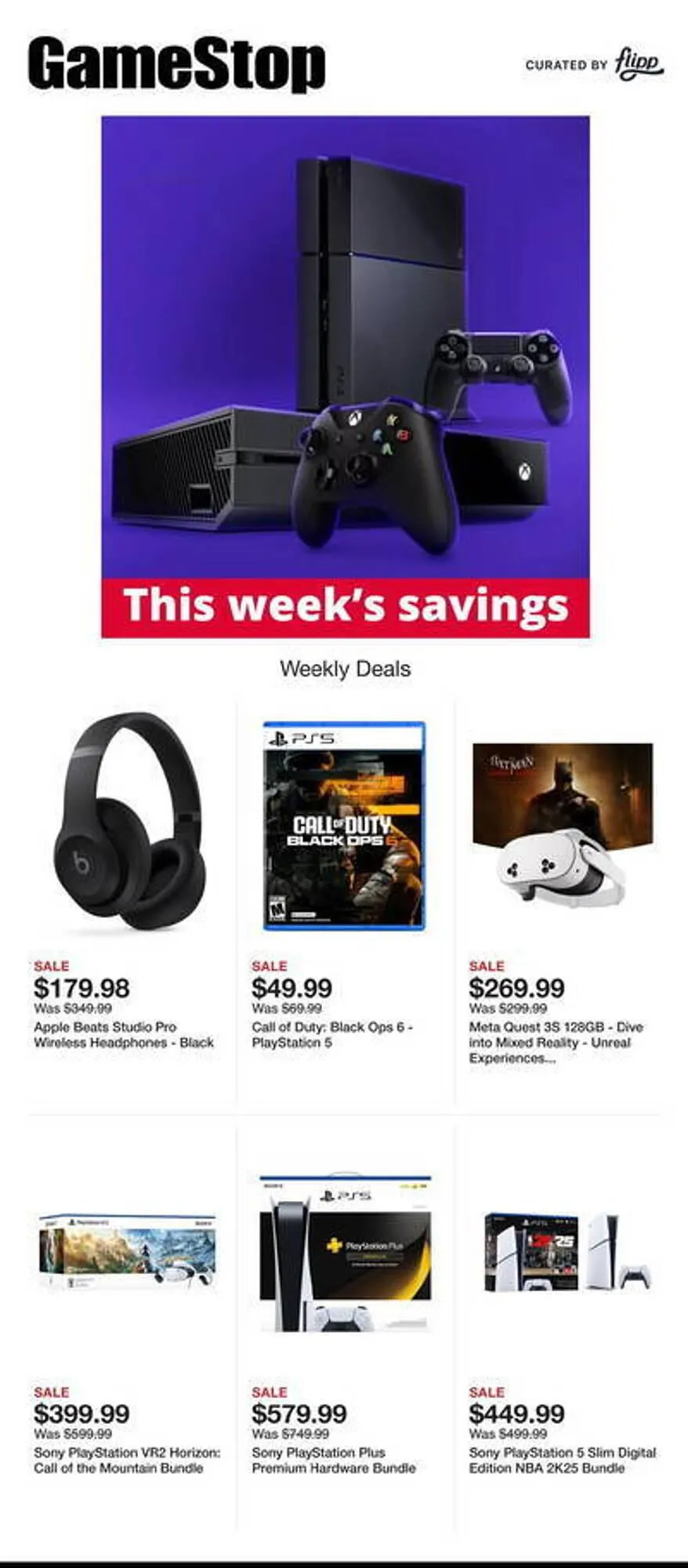 Weekly ad Game Stop Weekly Ad from April 14 to April 20 2025 - Page 1