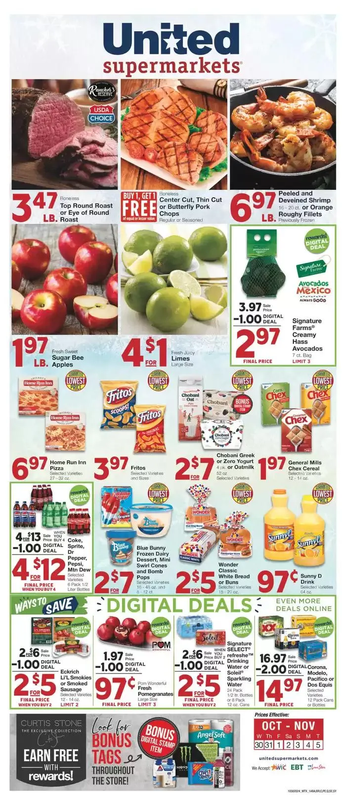 Weekly ad Top offers for smart savers from October 29 to November 5 2024 - Page 1
