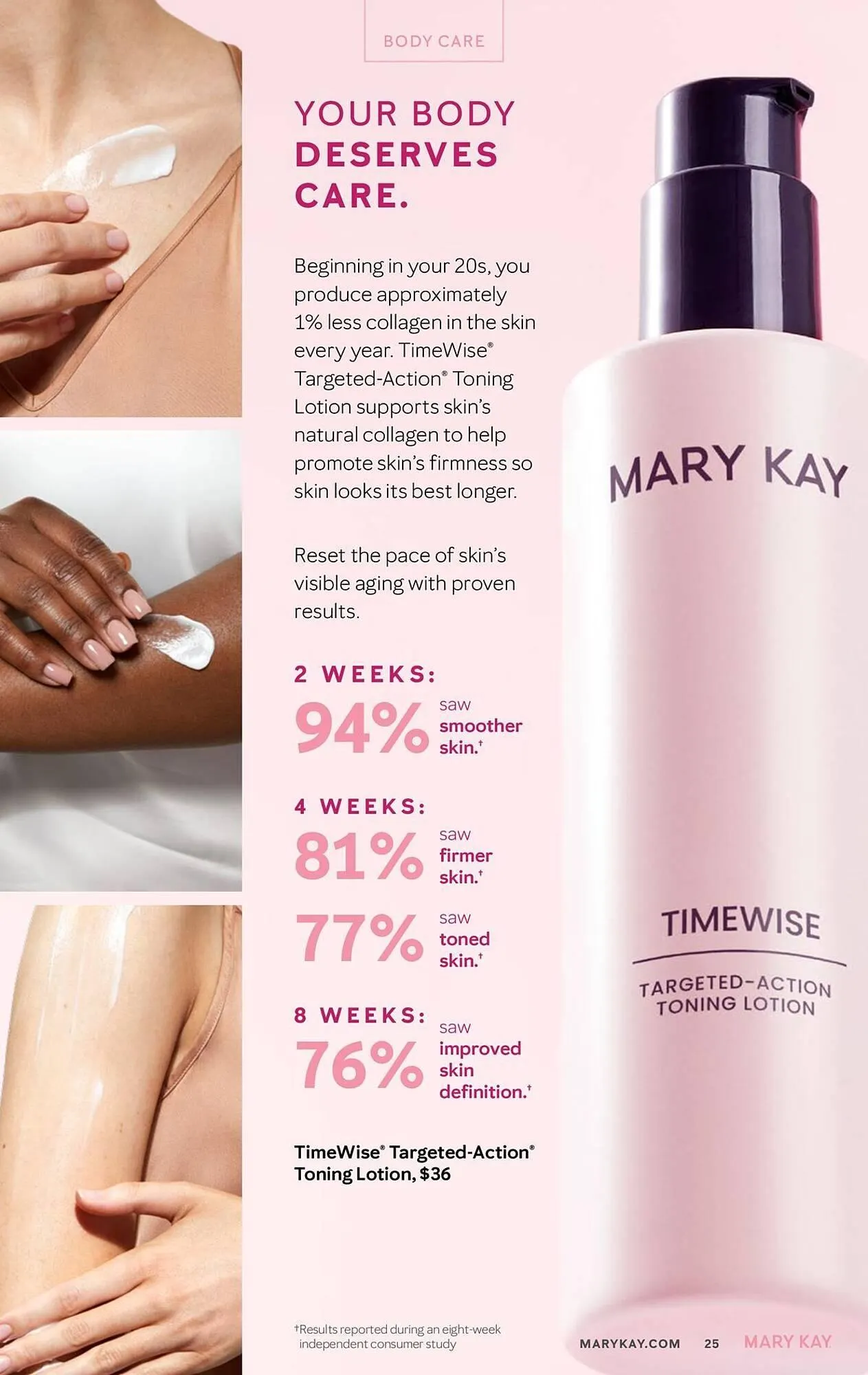 Weekly promotion Mary Kay weekly ad spanning from December 1 to December 31 2025 - Page 25 for Catalogue 365