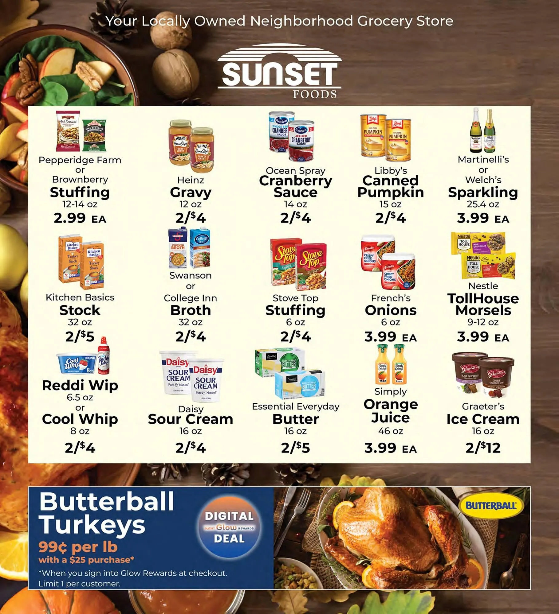 Weekly ad Sunset Foods weekly ad from November 26 to December 2 2025 - Page 1