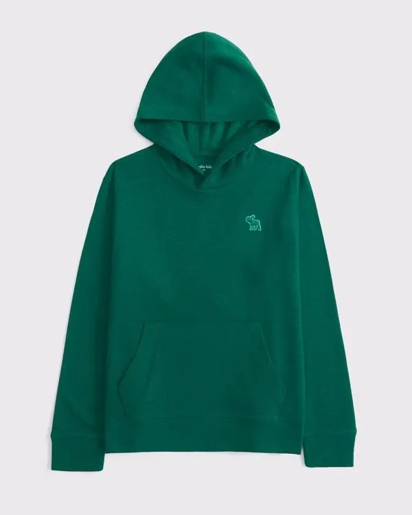 cozy hooded long-sleeve tee