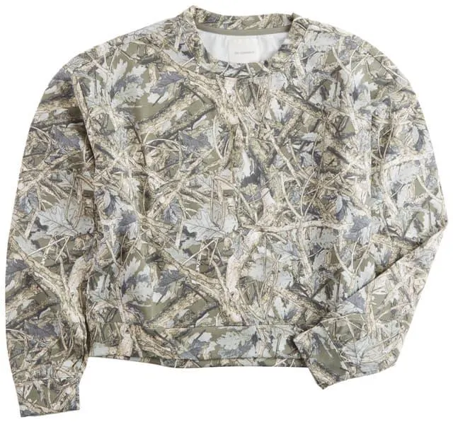 No Comment Juniors Camo Pullover Sweater