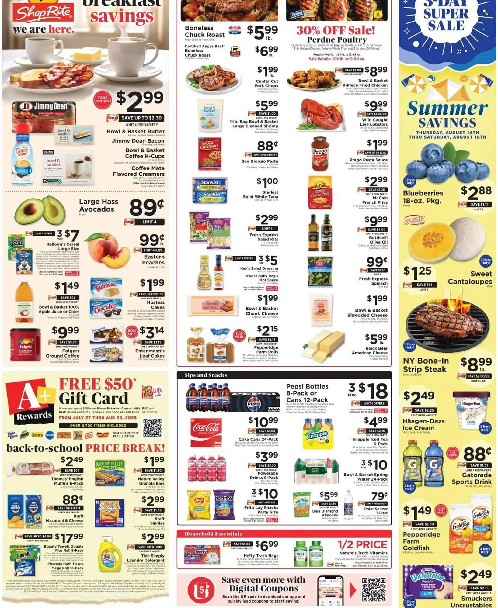 Weekly ad ShopRite Weekly Ad from August 10 to August 16 2025 - Page 1