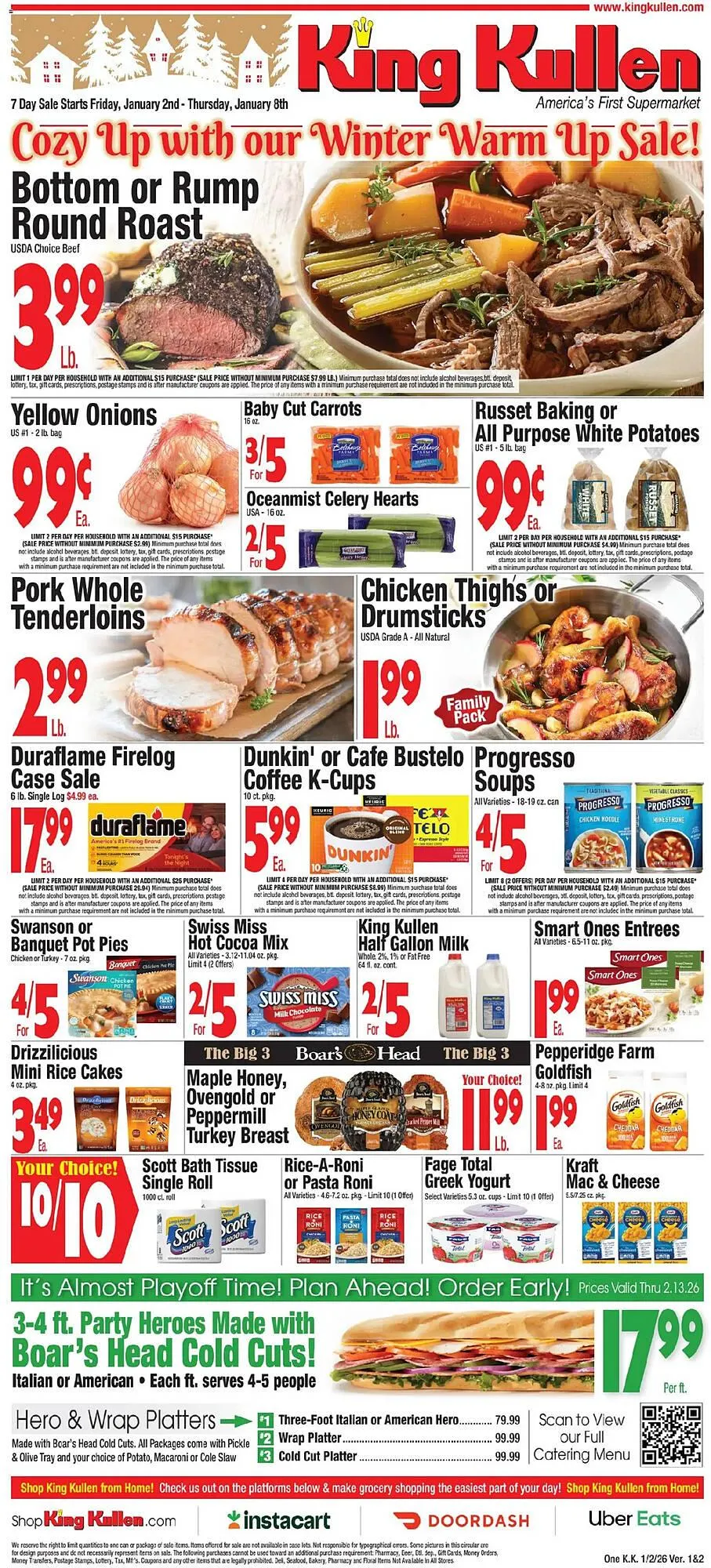 Weekly ad King Kullen weekly ad from January 2 to January 8 2026 - Page 1