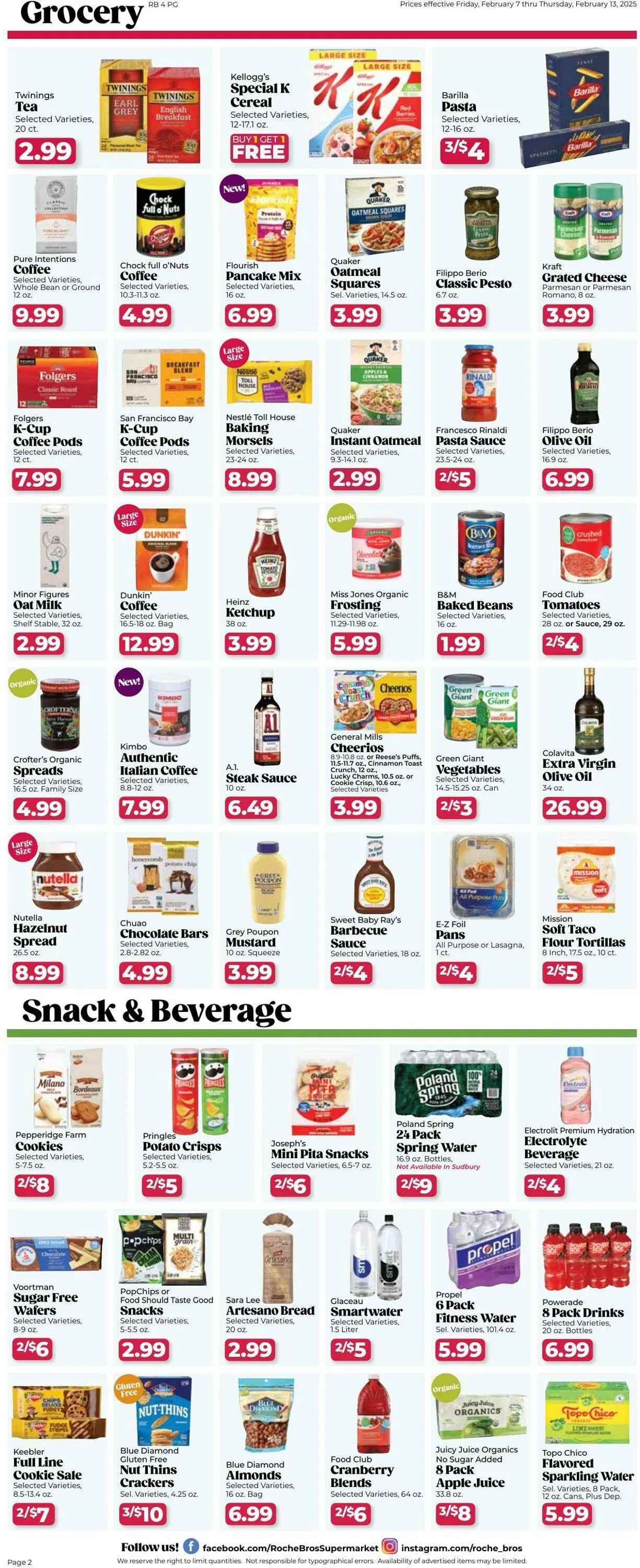 Weekly ad Roche Bros from February 7 to February 13 2025 - Page 2