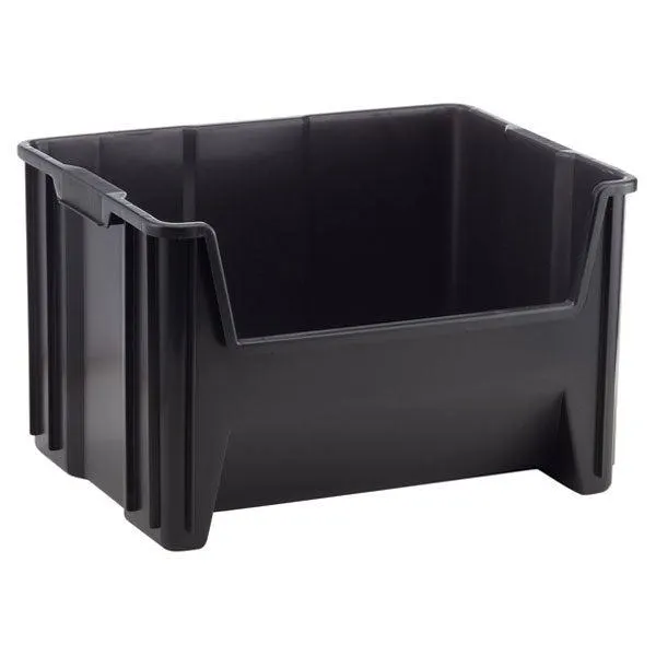 Stacking Recycling Bin Black