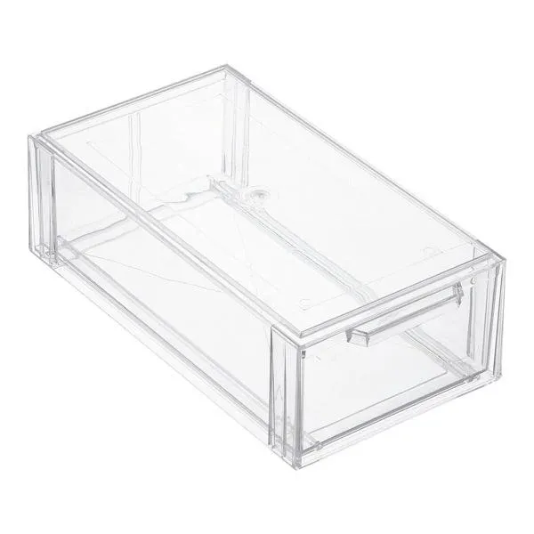 The Container Store Clearline Stackable Small Shoe Drawer