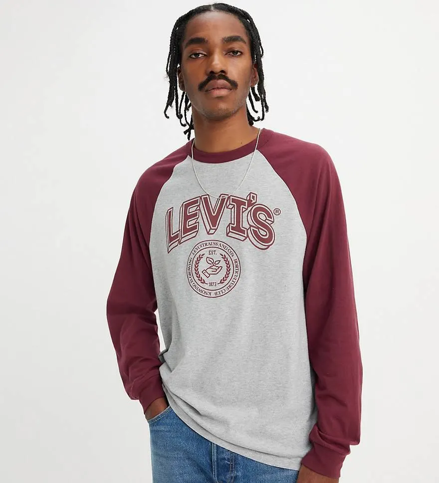Long Sleeve Graphic Raglan Tee