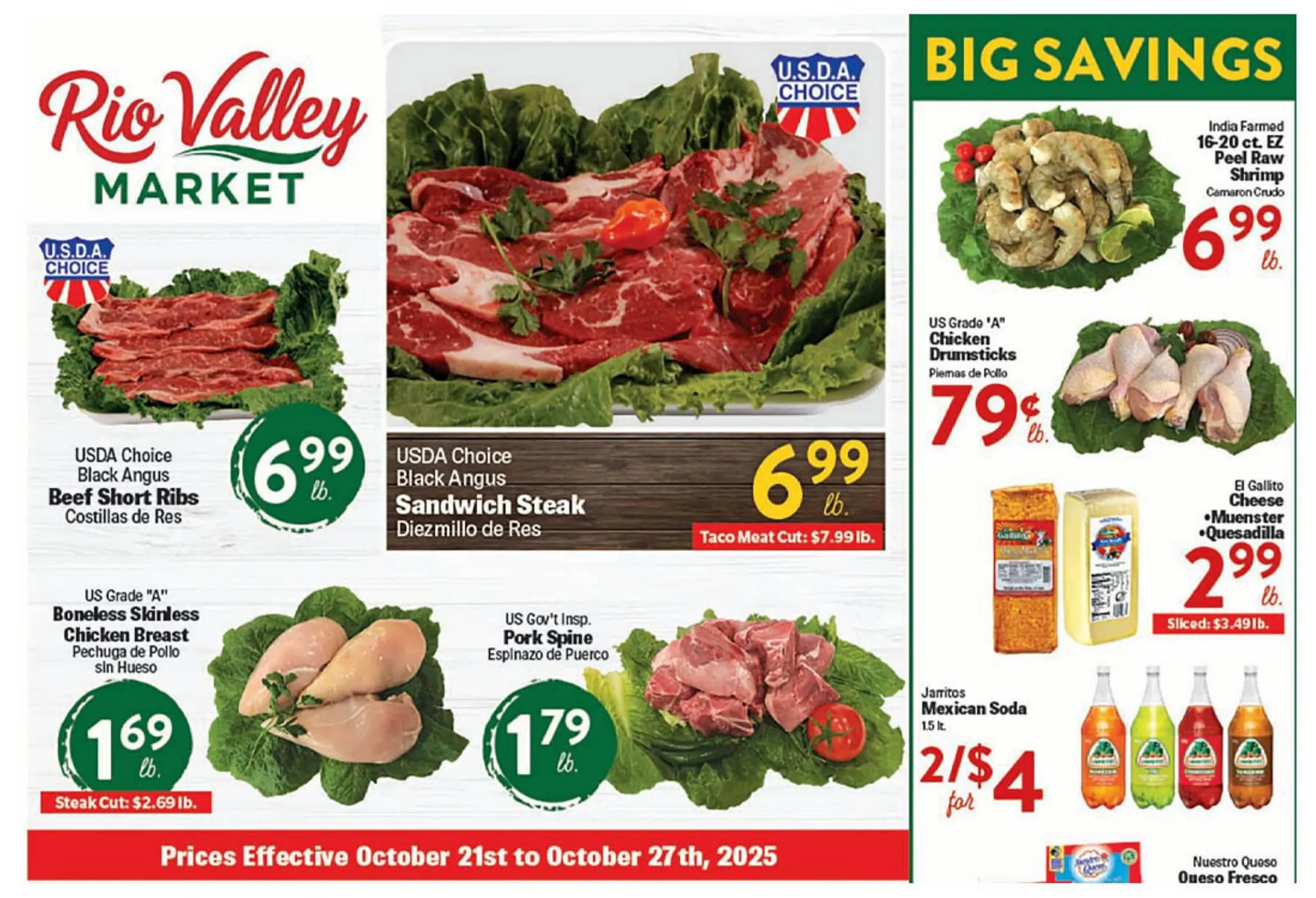 Weekly ad Rio Valley Market weekly ad from October 21 to October 27 2025 - Page 1