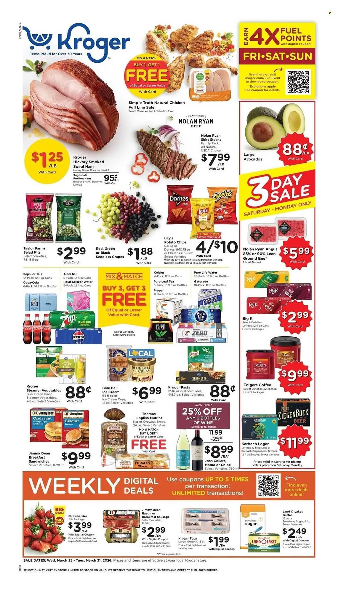 Weekly ad Kroger weekly ad from March 25 to March 31 2026 - Page 1