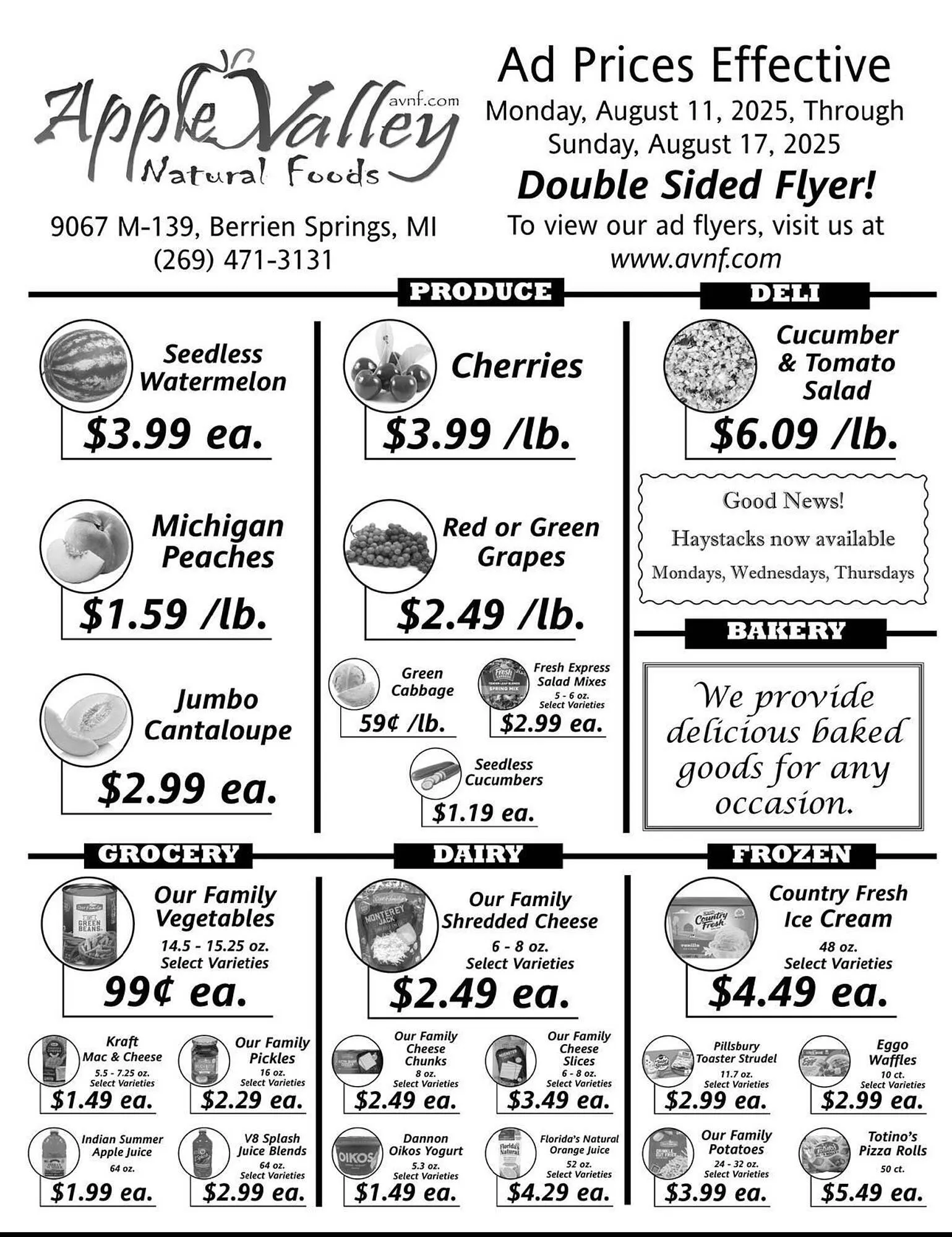 Apple Valley Natural Foods Weekly Ad - 1