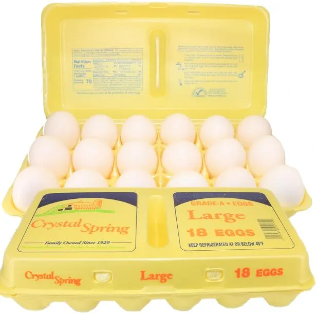 CRYSTAL SPRING LG 18CT EGGS