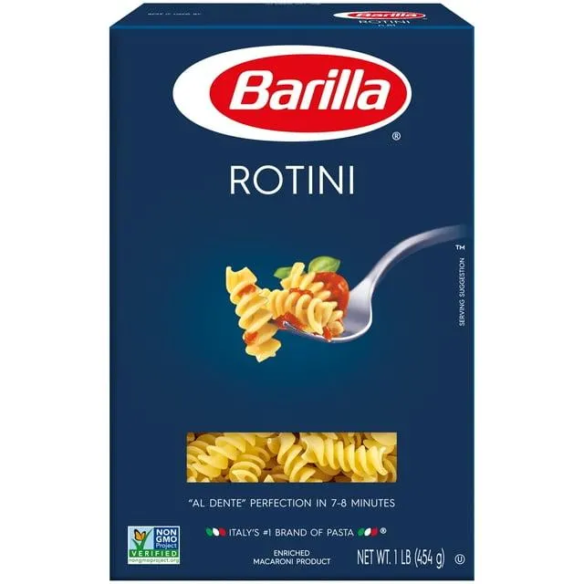 Barilla Classic Non-GMO, Kosher Certified Rotini Pasta, 16 oz