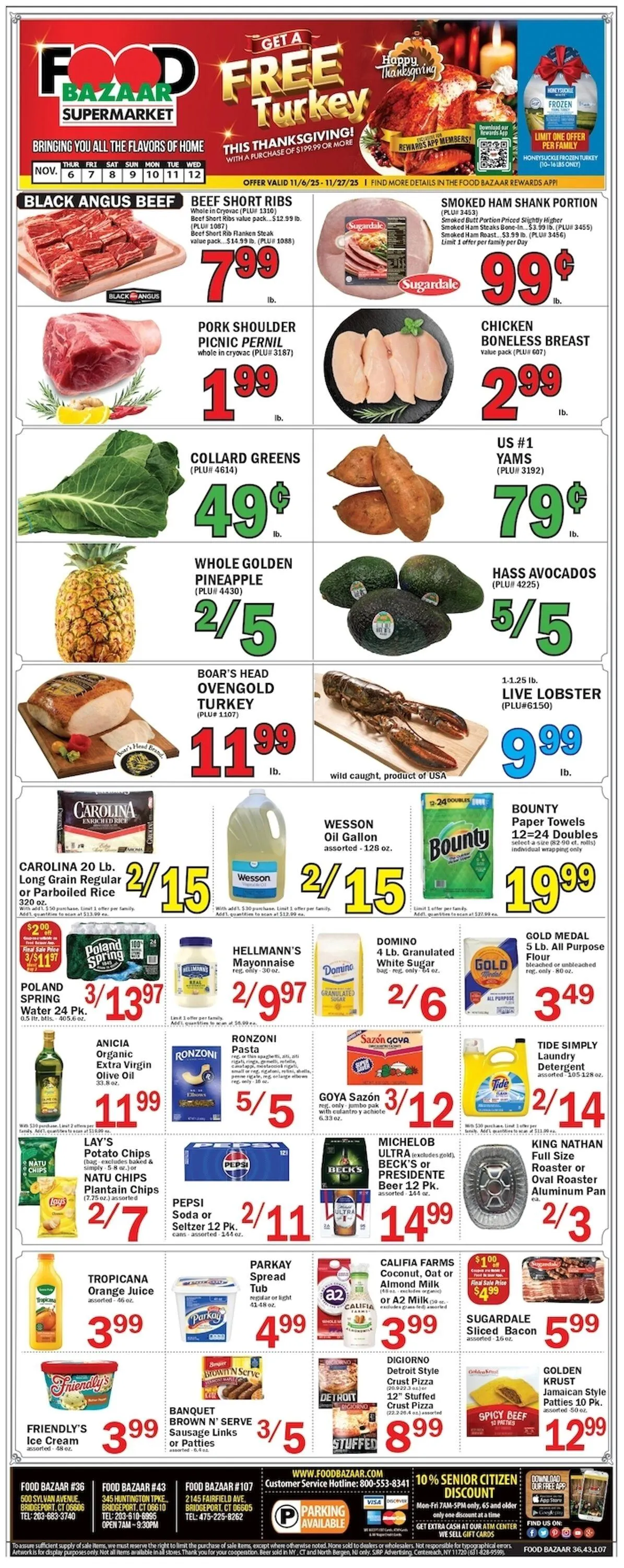 Weekly ad Food Bazaar Current weekly ad from November 6 to November 12 2025 - Page 1