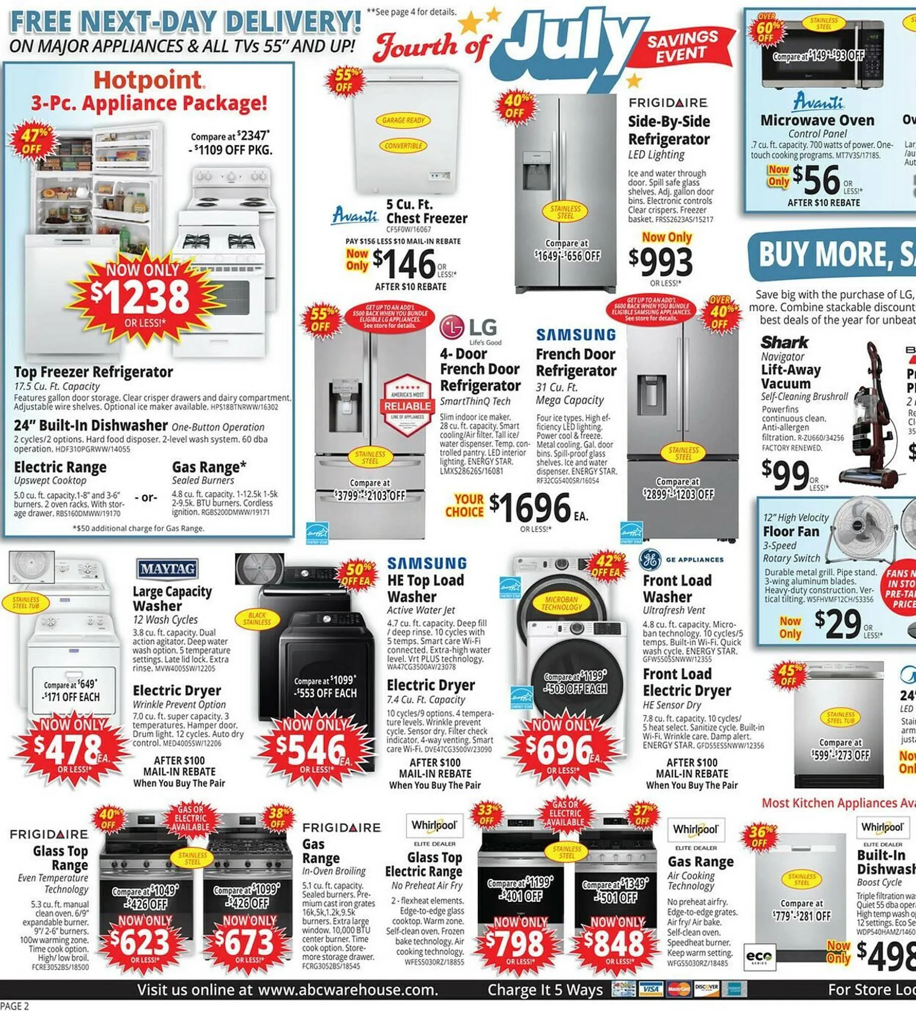 Weekly ad ABC Warehouse Weekly Ad from June 22 to June 28 2025 - Page 2