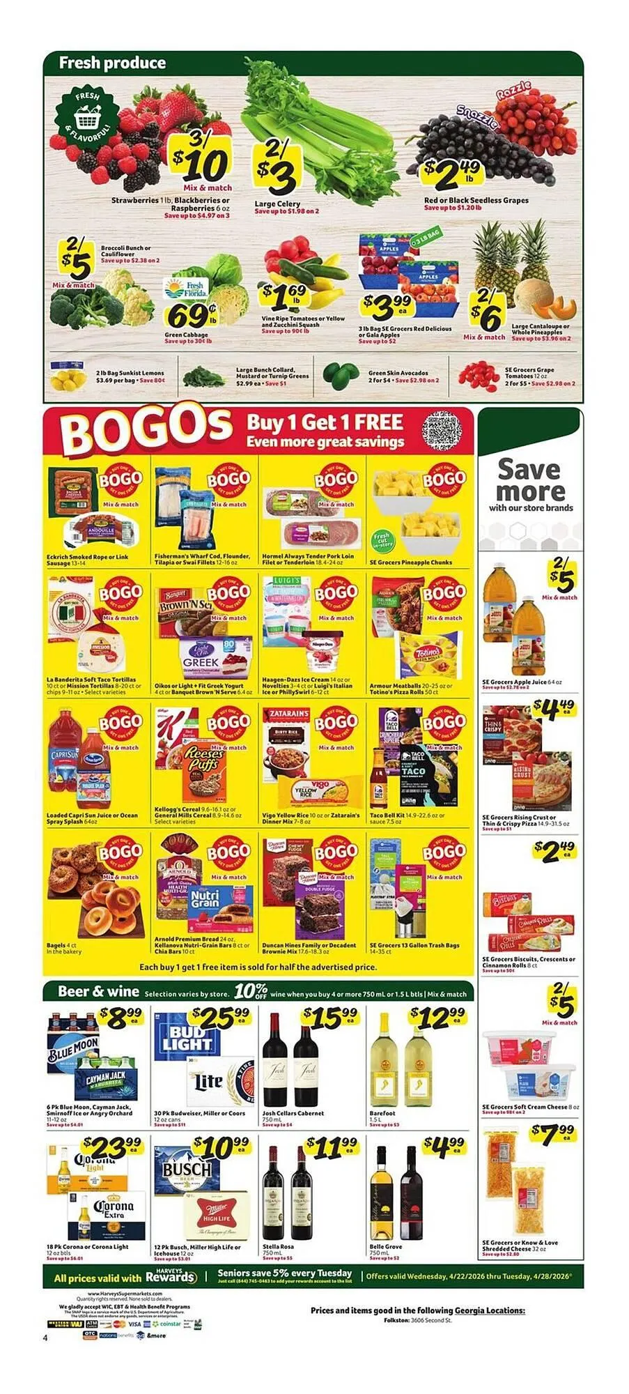 Weekly ad Harveys Supermarkets weekly ad from April 22 to April 28 2026 - Page 6