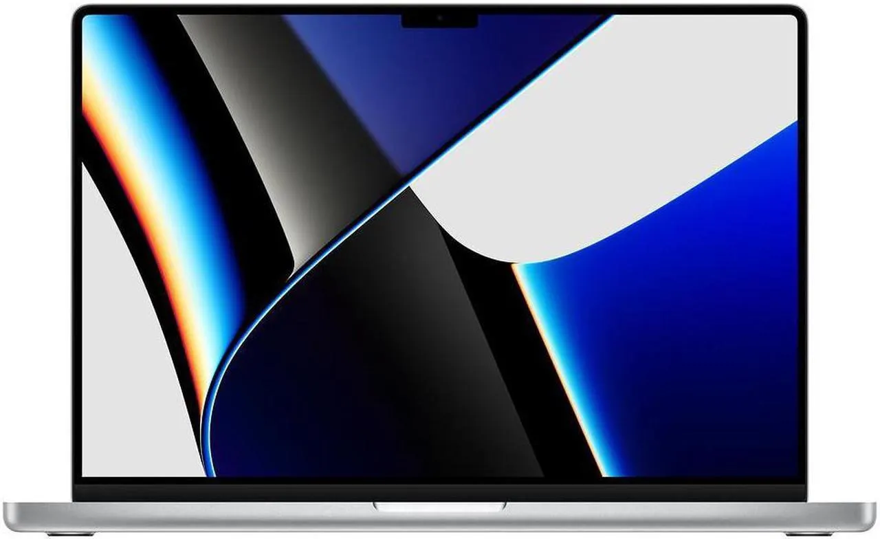 Apple A Grade Macbook Pro 16-inch (Retina XDR, 16-GPU, Silver, 1yr Warranty) 3.2Ghz 10-Core M1 Pro (2021) MK1E3LL/A 512GB Flash 16GB Memory 3456x2234 Display Mac OS Power Adapter (Refreshed)
