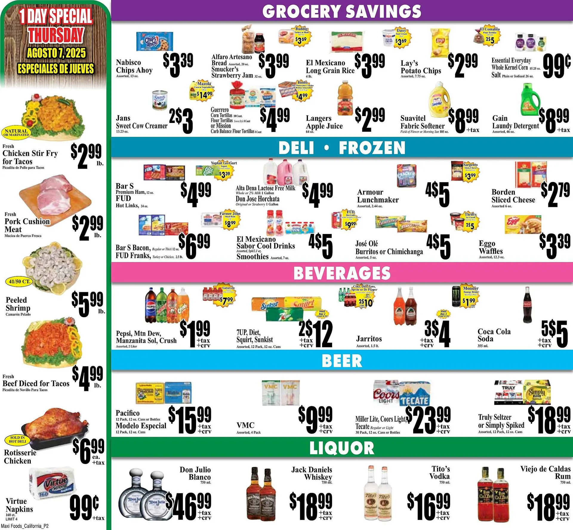 Weekly ad Maxi Foods Weekly Ad from August 8 to August 14 2025 - Page 2