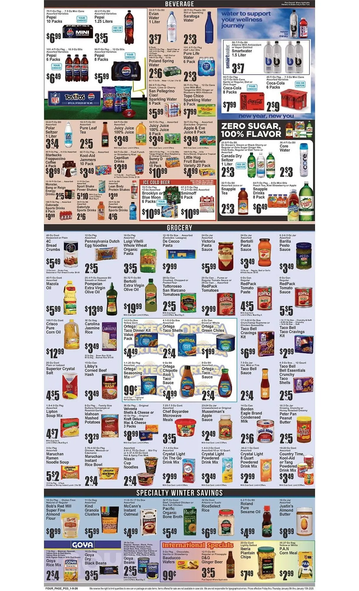 Weekly ad Food Universe circular from January 9 to January 15 2026 - Page 4