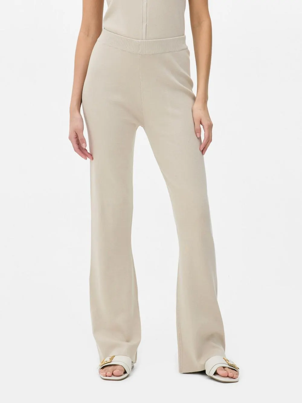 Strickhose mit geradem Bein