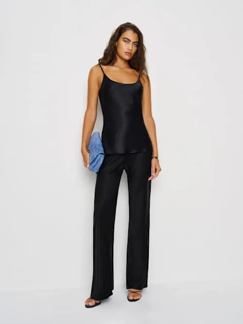 Lila Silk Top