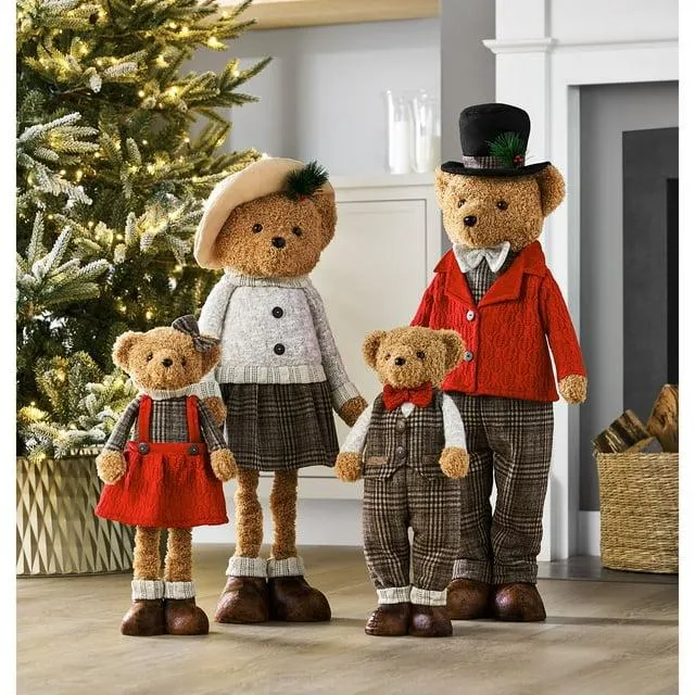 Member's Mark Plush Bear Family, Set of 4