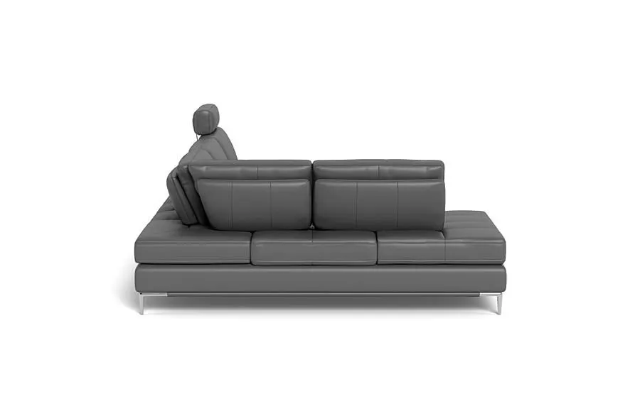 Empire Left Sofa Dark Gray