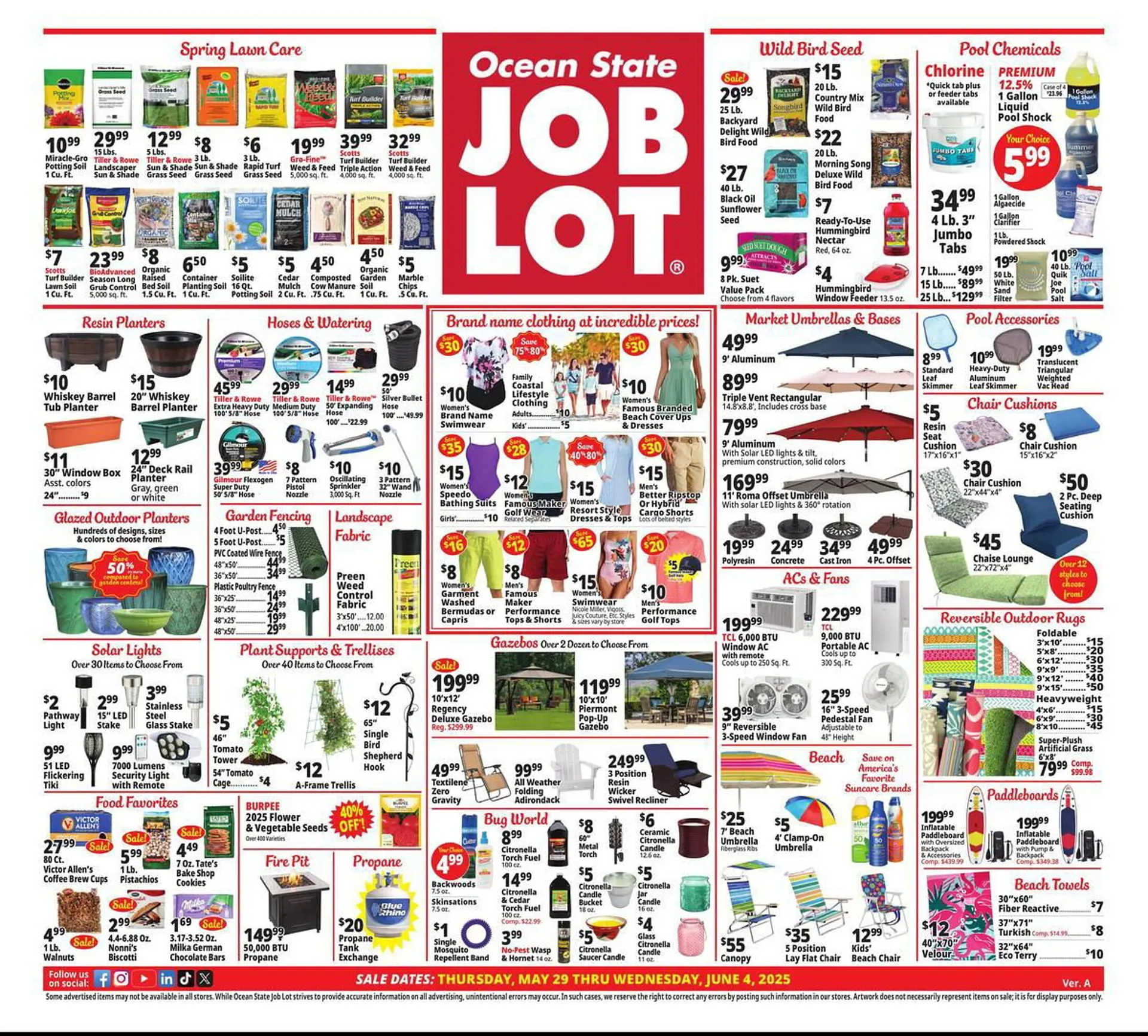 Weekly ad Ocean State Job Lot Weekly Ad from May 29 to June 4 2025 - Page 1