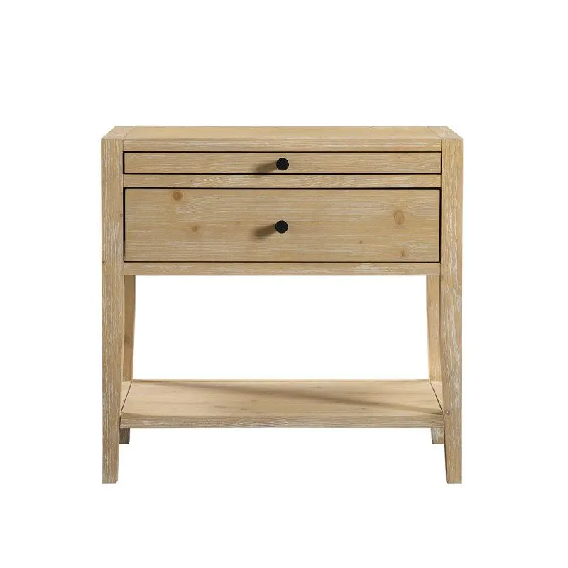 Pecor 1-Drawer Nightstand - Natural