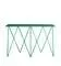 Giraffe Console Table with Natural Linoleum Top in Green by &New