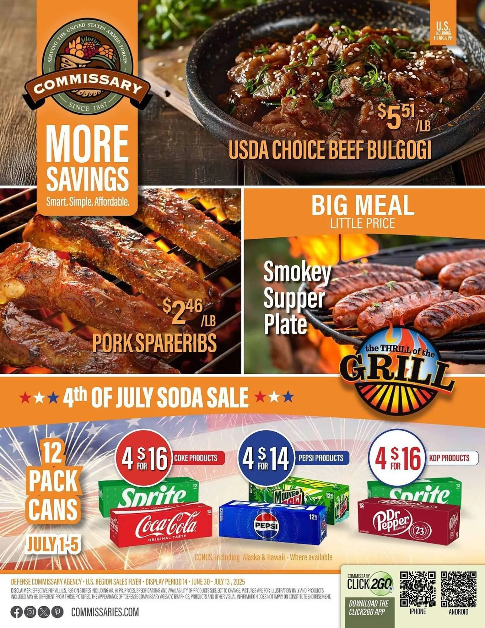 Commissary Weekly Ad - 1