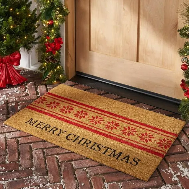 Member's Mark Holiday Coir Doormat, 36" x 23"
