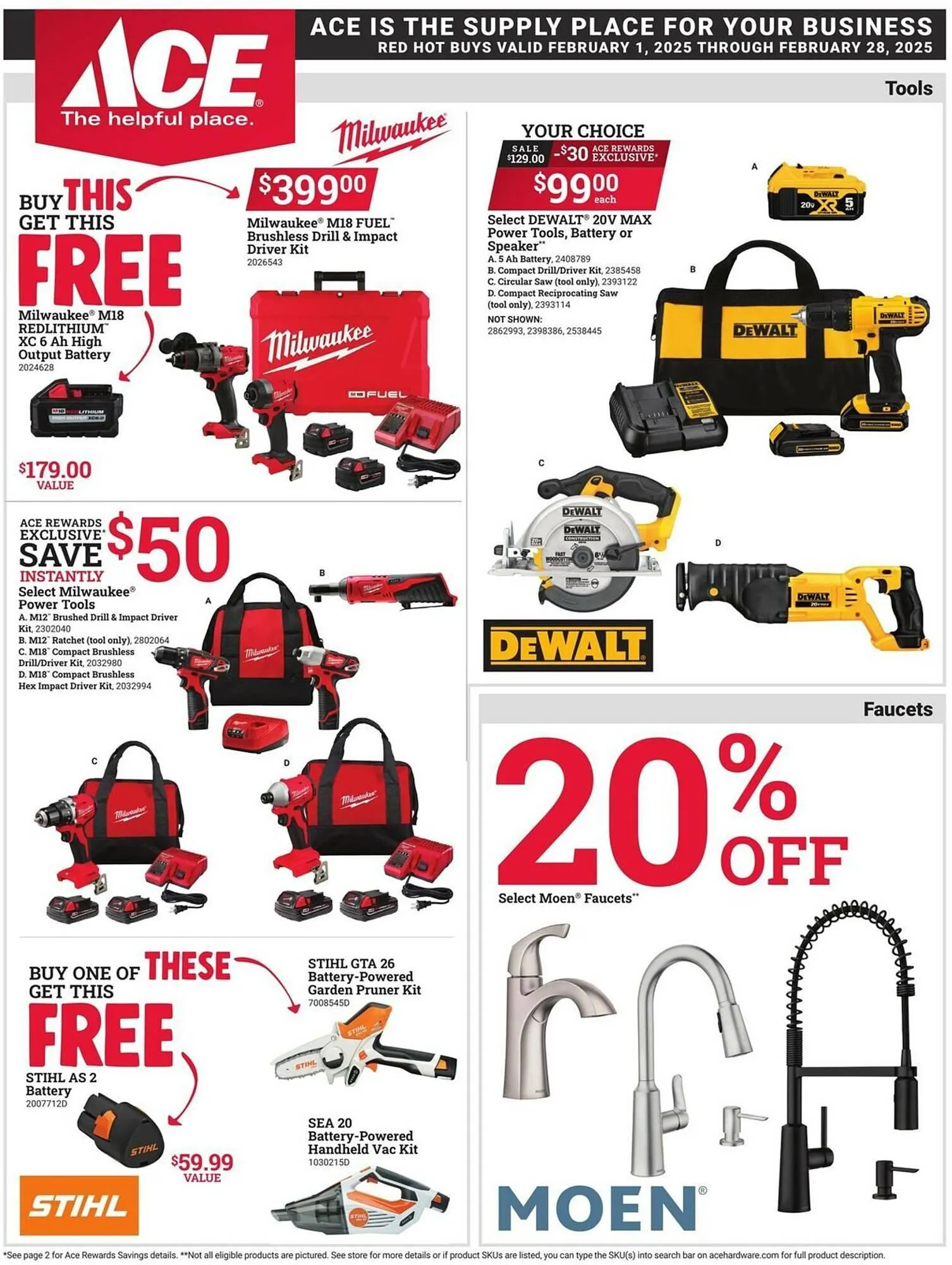 Weekly ad Ace Hardware Weekly Ad from February 1 to February 28 2025 - Page 1