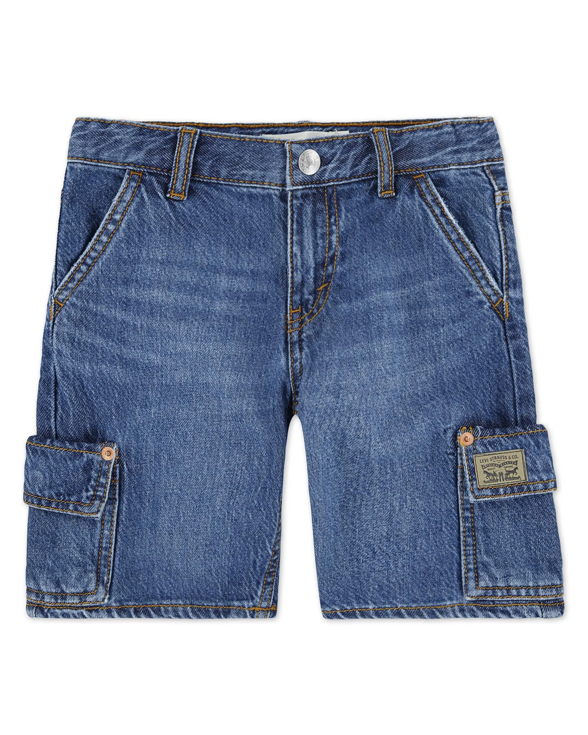 Denim Cargo Shorts Little Boys 4-7x