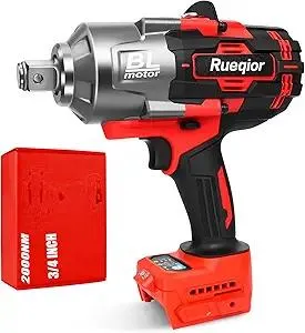 Cordless Impact Wrench 3/4" for Milwaukee 18V Battery, Impact Wrench 1500FT-LBS(2000N.m) High Torque Brushless Electric Impact, with 3 Speed Modes Power Impact Driver