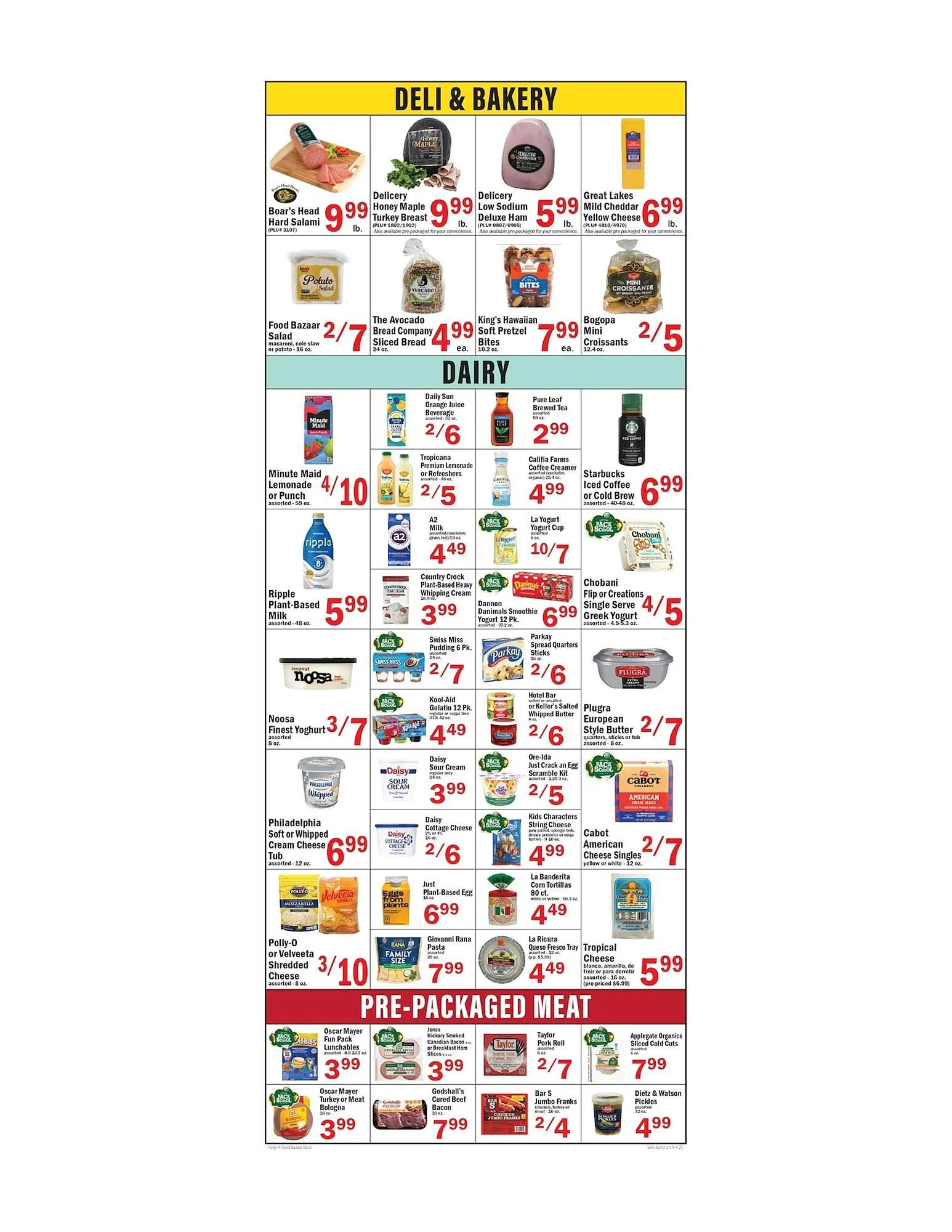 Weekly ad Food Bazaar circular from September 4 to September 10 2025 - Page 4