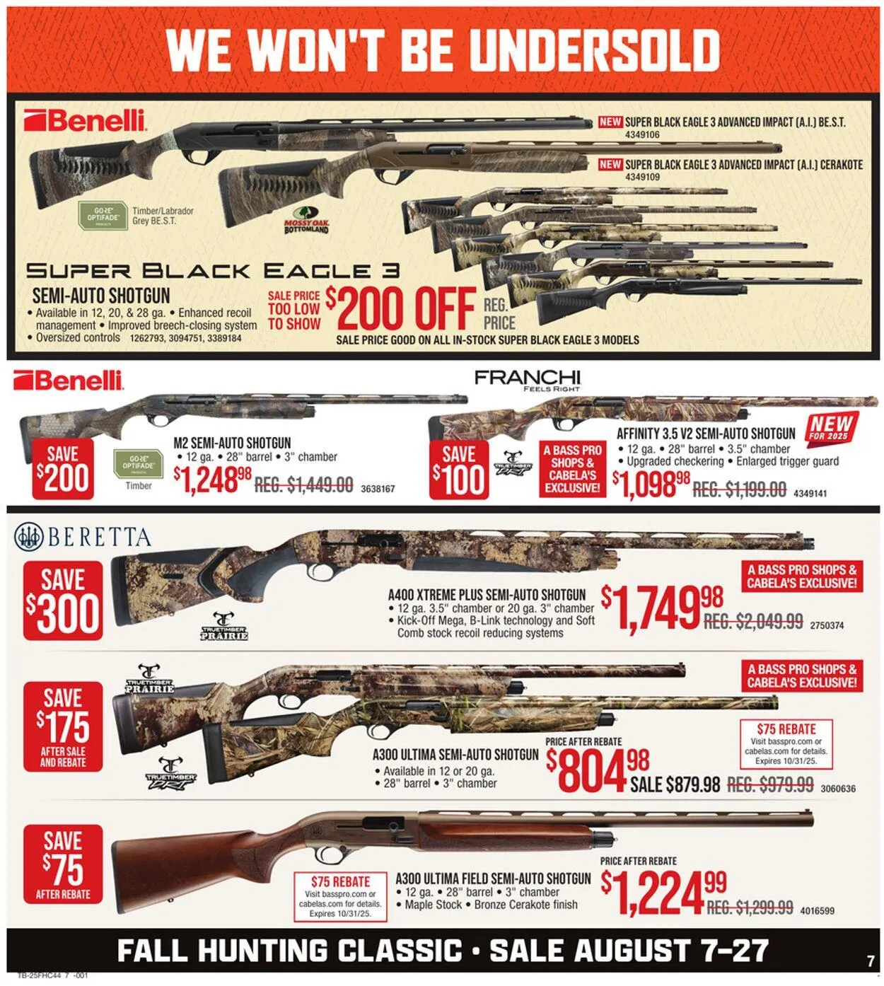 Weekly ad Bass Pro Current weekly ad from August 7 to August 27 2025 - Page 7
