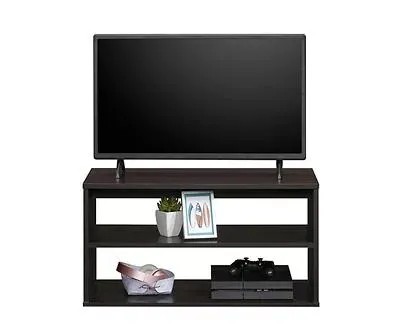 32.3" Cinnamon Cherry Open Frame TV Stand