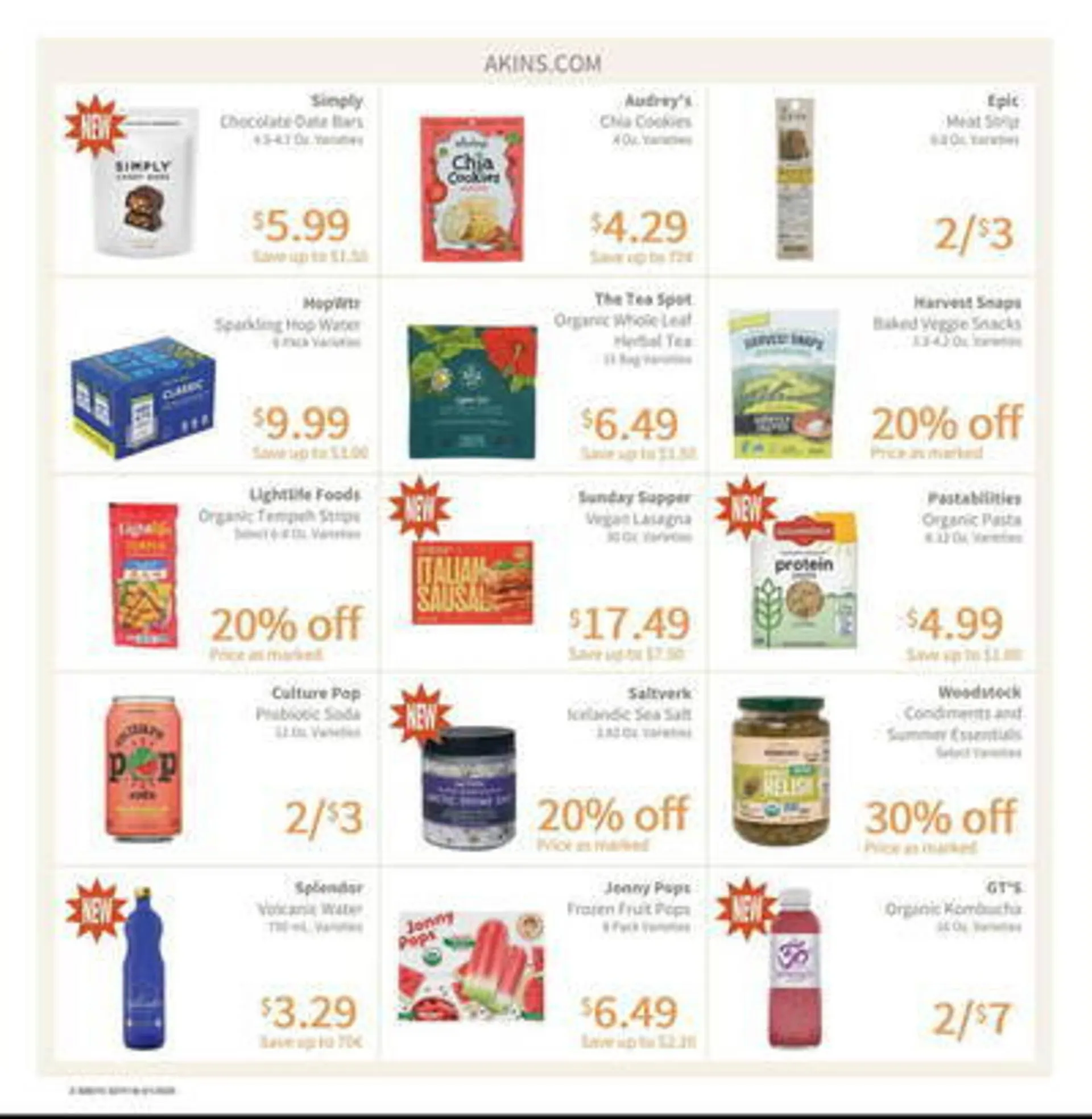 Weekly ad Akin's Natural Foods Weekly Ad from June 1 to June 30 2025 - Page 2